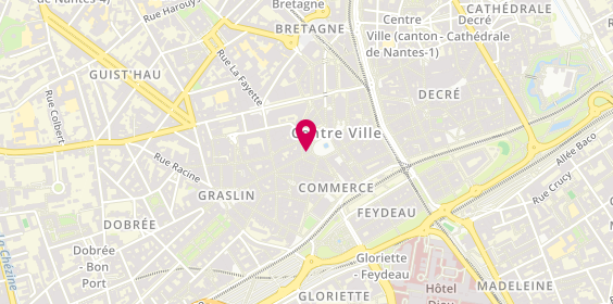 Plan de GILLET Pauline Psychologue clinicienne Nantes Crébillon, 2 Rue Crébillon, 44000 Nantes