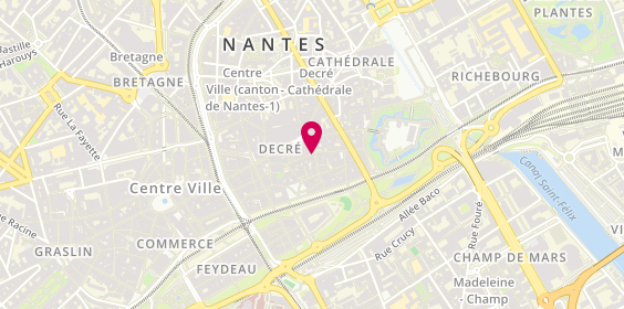 Plan de PREVOTEAU Delphine, 21 Rue des Petites Écuries, 44000 Nantes