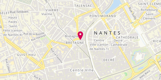 Plan de Valentin NAUDE-DIAZ, Psychologue - Psychothérapeute, 2 Rue de l'Abreuvoir, 44000 Nantes