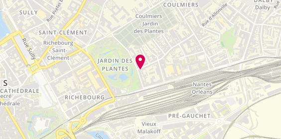 Plan de PORCHERET Bernard, 147 Rue d'Allonville, 44000 Nantes