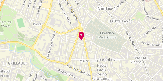 Plan de AMELOT Vincent, 3 Rue de Carcouet, 44000 Nantes