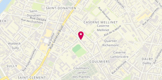 Plan de Angélique MILLET, Psychologue clinicienne, psychanalyste, 78 Rue de Coulmiers, 44000 Nantes