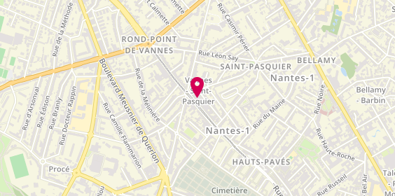 Plan de Delolme GREGOIRE Isabelle, 90 Rue des Hauts Pavés, 44000 Nantes