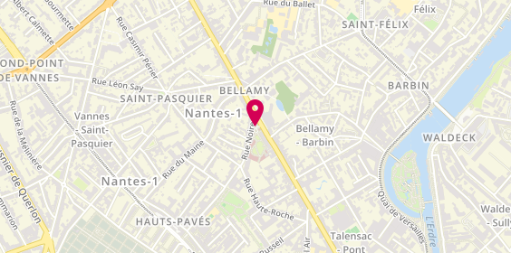 Plan de Dr Jean-Christophe LOIRAT, Psychiatre Nantes, 125 Rue Paul Bellamy, 44000 Nantes