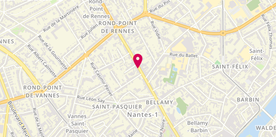Plan de SAUZEREAU Jeanne, 181 Bis Rue Paul Bellamy, 44000 Nantes