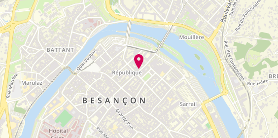 Plan de Cb Photographie, 21 République, 25000 Besançon