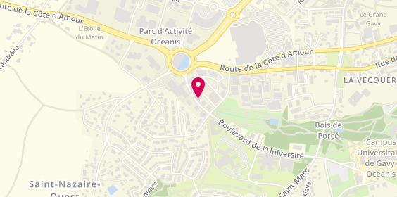 Plan de Emmanuelle de BLAINE, Psychologue, 42 Boulevard de l'Université, 44600 Saint-Nazaire