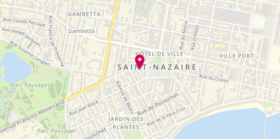Plan de Sarah CHASLERIE Psychologue Saint-Nazaire, 9 Rue Pierre Mendès France, 44600 Saint-Nazaire