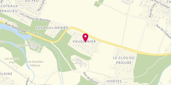 Plan de MASBERNAT Didier, Vauguinier
Clinique de Vontes, 37320 Esvres Sur Indre