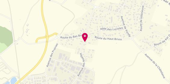Plan de MACE Béatrice, 106 Bis avenue des Noëlles, 44500 La Baule-Escoublac