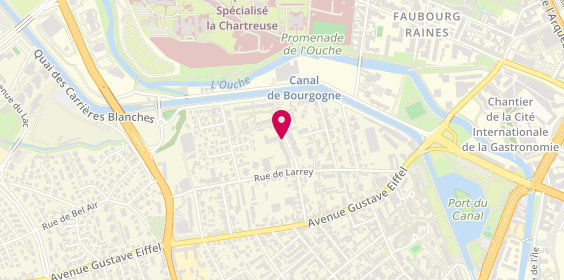 Plan de LEBEAU Séverine, 7 Bis Rue Alfred Marpaux, 21000 Dijon