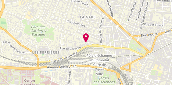 Plan de Carole MATHEY Psychologue à Dijon, 3 Bis Rue des Marmuzots, 21000 Dijon