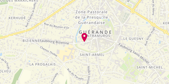 Plan de SIMON Christian, 13 Rue Bizienne, 44350 Guérande