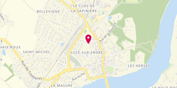 Plan de Lise MENARD - Psychologue, 6 Rue du Verger du Prieuré, 44240 Sucé-sur-Erdre