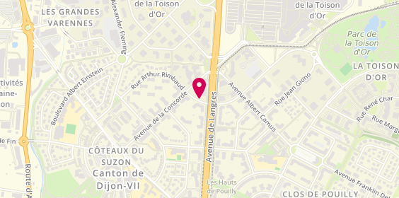 Plan de Mathilde Mignon, Entrée C Résidence Amphypolis 10 Quinquies Rue Paul Verlaine, 21000 Dijon