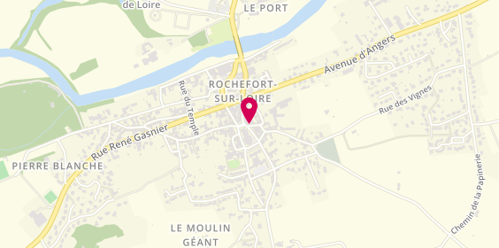 Plan de Psychologue Cécile MAILLET, 7 Pl. Sainte-Croix, 49190 Rochefort-sur-Loire