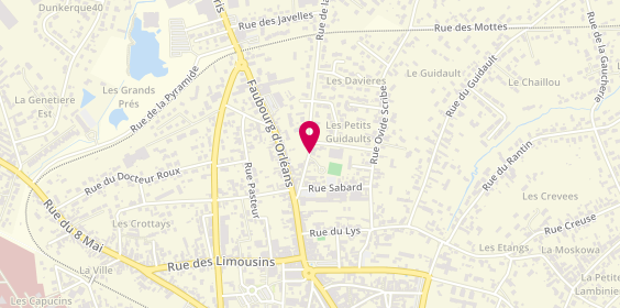 Plan de PERIS Cendrine, 19 Rue Deniserie, 41200 Romorantin-Lanthenay
