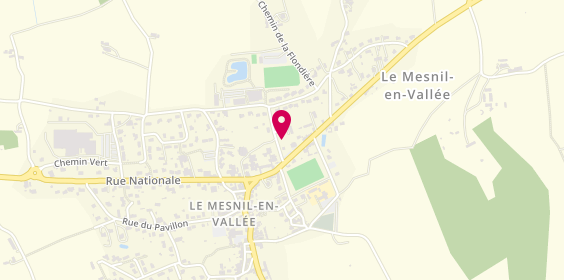 Plan de Psychologue TCC Virginie JOUHAUD, 4 chemin de Laury, 49410 Mauges-sur-Loire