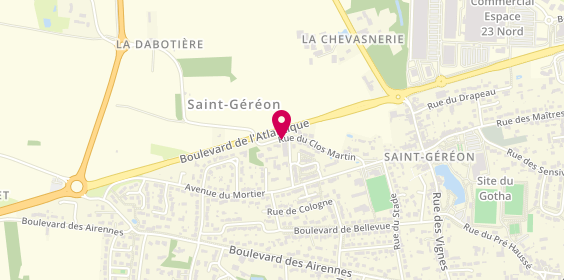 Plan de Mathilde Masson, 277 Rue Clos Martin, 44150 Saint-Géréon