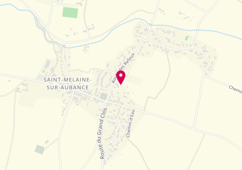Plan de LECOUTRE Eymeline, 8 Route des Refoux, 49610 Saint-Melaine-sur-Aubance