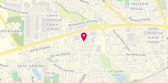 Plan de Auréliane JOALLAND Psychologue, 192 Rue des Gastinelleries, 44150 Ancenis-Saint-Géréon