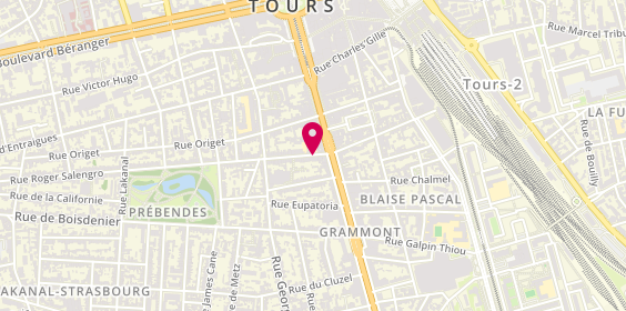 Plan de CHARNIER François, 6 Rue Roger Salengro, 37000 Tours