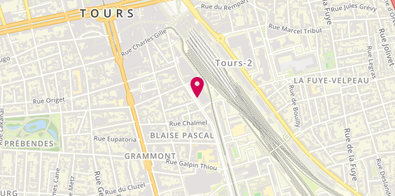 Plan de CHAVIGNIER Violaine, Appartement A06
60 Rue Blaise Pascal, 37000 Tours