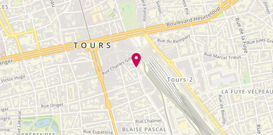Plan de FORESTIE Axelle, 12 Rue Blaise Pascal, 37000 Tours