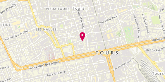 Plan de ZAKIAN Alain, 24 Rue de Clocheville, 37000 Tours