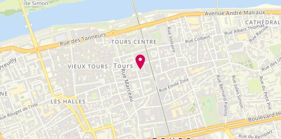 Plan de DEGEORGE Lucille, 20 Place Résistance, 37000 Tours