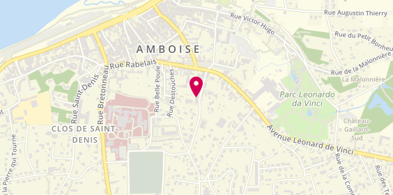Plan de CAMPSERVEUX Isabelle, 15 Rue Cardinal Georges d'Amboise, 37400 Amboise