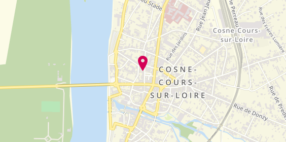 Plan de BISSON Delphine, 21 Rue Pasteur, 58200 Cosne-Cours-sur-Loire