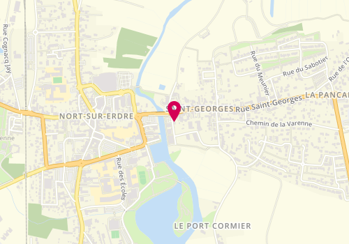 Plan de LUNA LUNA Stéphanie, 5 Rue Saint-Georges, 44390 Nort-sur-Erdre