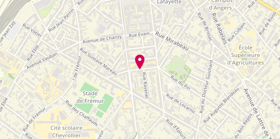 Plan de BROCHET Guégan Jacqueline, villa Mozart
12 Rue Gutenberg, 49000 Angers