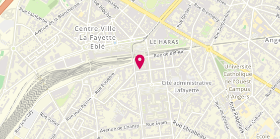 Plan de BAILLOU Marie, 1 Bis Rue Jean Bodin, 49000 Angers