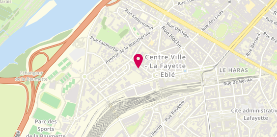 Plan de Leonhard GRESSEL - Psychologue et Psychothérapeute à Angers et en télé-consultation, 60 Rue Faidherbe, 49100 Angers
