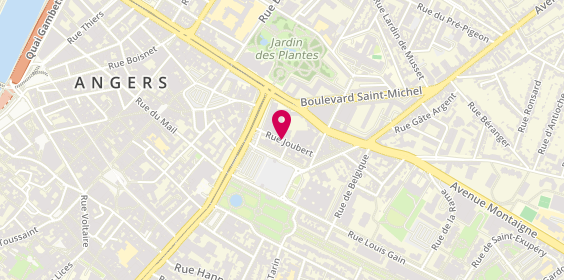 Plan de GAVEL-MARCOUILLIER Emmanuelle, 10 Rue Joubert, 49100 Angers