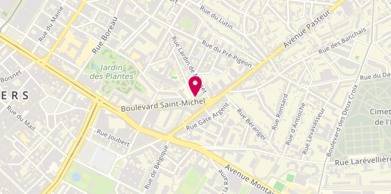 Plan de Léa BAUMONT-VITALE - Neuropsychologue, Cabinet Uni-Vers
127 Boulevard Saint-Michel, 49100 Angers