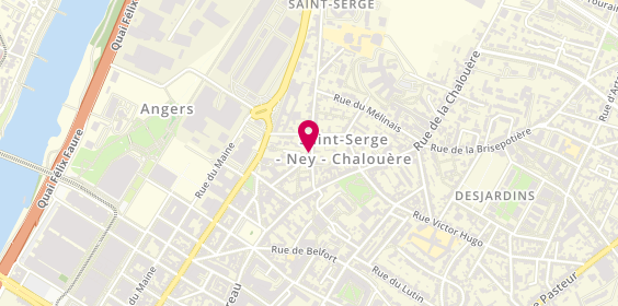 Plan de RUCHETON Christophe, 56 Bis Rue des Fours à Chaux, 49100 Angers