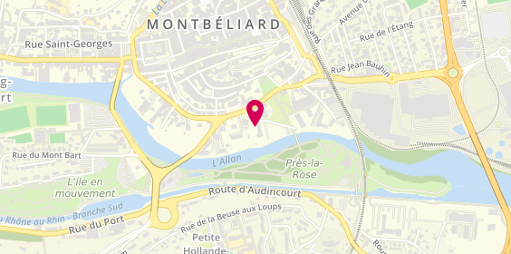 Plan de Jean-Yves ANTOINE, 6 Rue Blancheries, 25200 Montbéliard