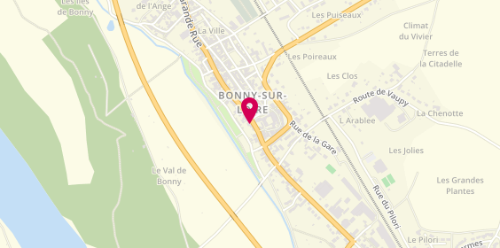 Plan de Faustine BOULARD Psychologue, 27 Grande Rue, 45420 Bonny-sur-Loire