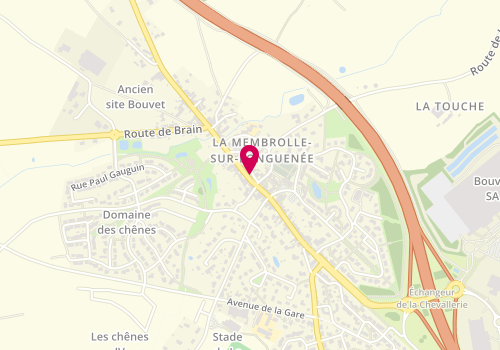 Plan de Perrine STEVENARD - Psychologue clinicienne, 1 Rue Saint-Martin, 49770 Longuenée-en-Anjou