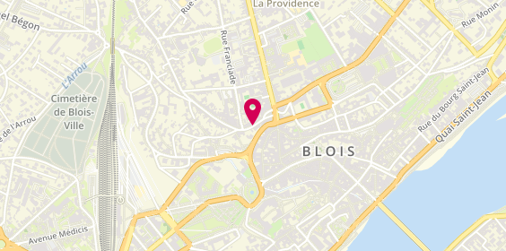 Plan de Pascaline CHAUVEAU Psychologue, 11 Rue des Minimes, 41000 Blois