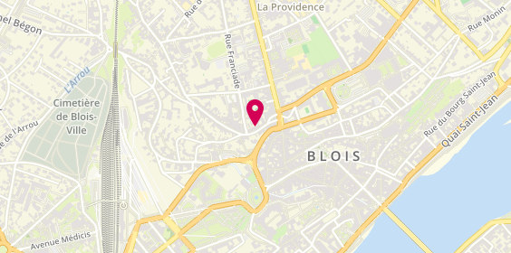 Plan de CALVET Valérie Psychologue-Hypnotherapeute, 11 Rue des Minimes, 41000 Blois
