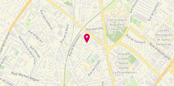 Plan de Catineau-BEAUMET Frédérique, 17 Rue du Plessis, 41000 Blois