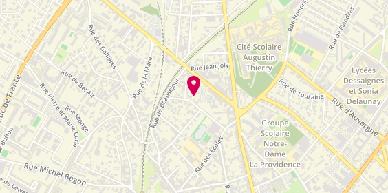 Plan de GASPARD Claire, 17 Rue Plessis, 41000 Blois