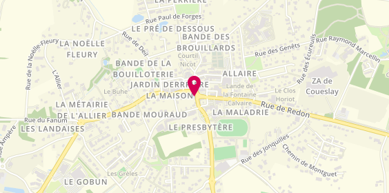 Plan de LAMOINE Charlotte, 5 Bis Rue Saint Hilaire, 56350 Allaire