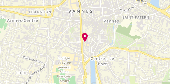 Plan de ROMAN Isabelle, 3 place de la République, 56000 Vannes