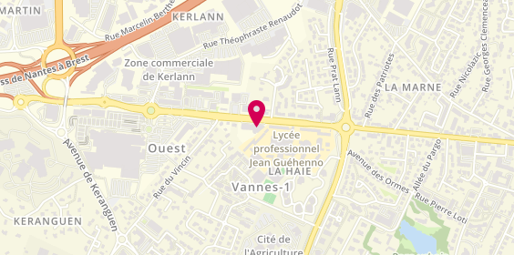 Plan de LE CORRE Stevan, 81 avenue de la Marne, 56000 Vannes