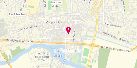 Plan de MERCIER Lucie, 4 Rue de Fontevrault, 72200 La Flèche